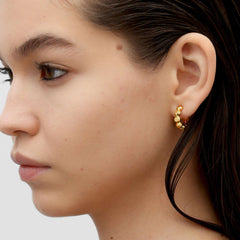 RSNYBasic round diamond earrings - R2069B